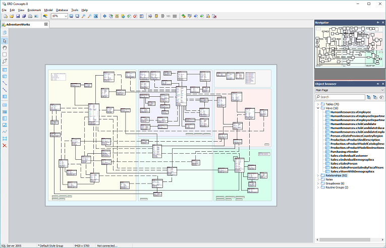 Screenshot for ERD Concepts 7.2